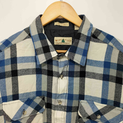 NORTHWEST 90-00S 韓国製 ワークフランネルシャツ メンズ import:XL