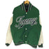 トミージーンズ tommy jeans レターマン ジャケット アーム フェイクレザー スタジャン メンズ import:M