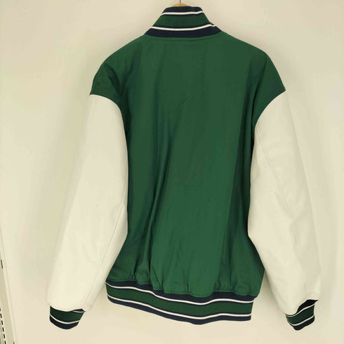 トミージーンズ tommy jeans レターマン ジャケット アーム フェイクレザー スタジャン メンズ import:M