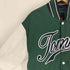 トミージーンズ tommy jeans レターマン ジャケット アーム フェイクレザー スタジャン メンズ import:M