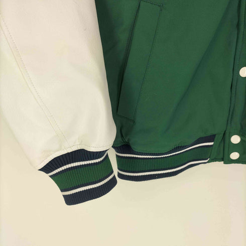 トミージーンズ tommy jeans レターマン ジャケット アーム フェイクレザー スタジャン メンズ import:M