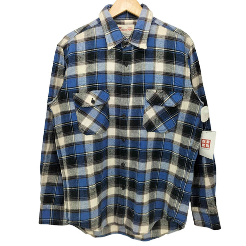 Roushatte フランネル コットン ワークシャツ メンズ import:XL