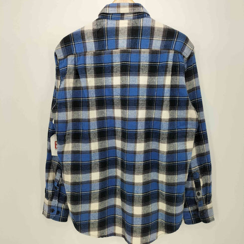 Roushatte フランネル コットン ワークシャツ メンズ import:XL