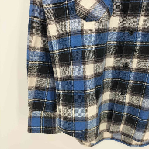 Roushatte フランネル コットン ワークシャツ メンズ import:XL