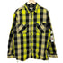 ヒューストン HOUSTON 40958 BLOCK CHECK VIYELLA SHIRT ブロックチェック ビエラ シャツ メンズ XX-LARGE