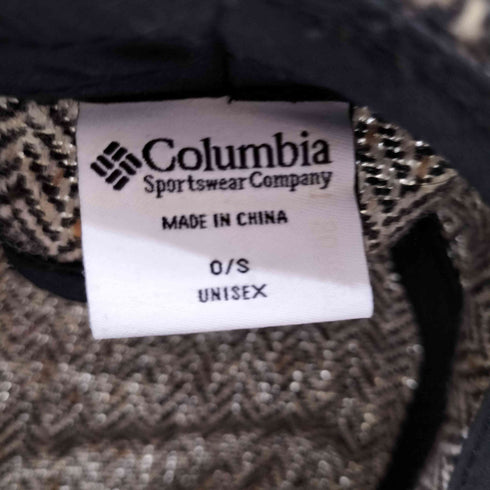 コロンビア Columbia アンゴラ混 ヘリンボーン ツイード ウール サファリ ハット ユニセックス メンズ O/S