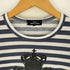 トリココムデギャルソン tricot COMME des GARCONS プリント 七分袖 ボーダー クルーネックTシャツ レディース JPN:M