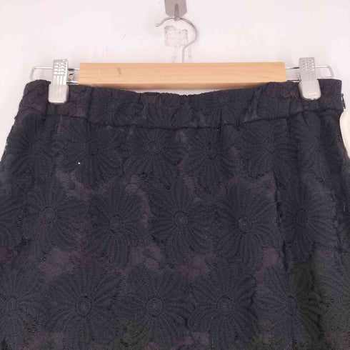 グレースコンチネンタル GRACE CONTINENTAL フラワーレース刺繍タイトスカート レディース 36