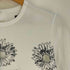 トリココムデギャルソン tricot COMME des GARCONS フラワープリント バックボタン 七分袖 クルーネックTシャツ レディース JPN:S