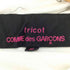 トリココムデギャルソン tricot COMME des GARCONS フラワープリント バックボタン 七分袖 クルーネックTシャツ レディース JPN:S