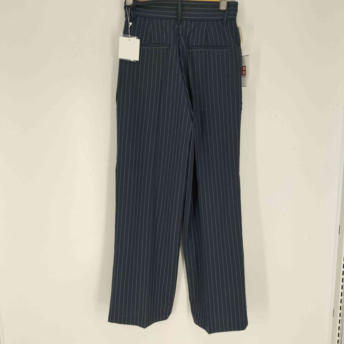 フォルクシー forksy. センタープレス ハイウエスト ストレート スラックス パンツ レディース JPN:M