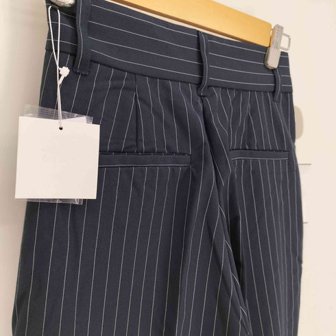 フォルクシー forksy. センタープレス ハイウエスト ストレート スラックス パンツ レディース JPN:M