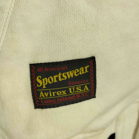 アヴィレックス AVIREX SHIGNATURE VARSITY SWEAT JACKET シグネチャーバーシティージャケット メンズ import:M