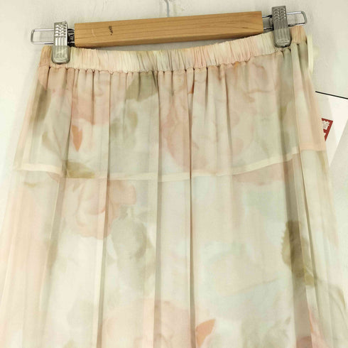 グレースコンチネンタル GRACE CONTINENTAL シルクフラワーティアードスカート レディース 36