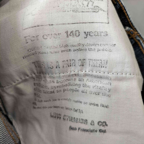 リーバイス Levis ボタン裏J22 復刻 デニムパンツ インディゴ メンズ