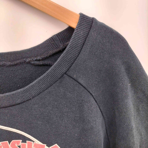 スラッシャー THRASHER ダイアモンド ロゴ 染み込み プリント クルーネック ラグラン スウェット メンズ