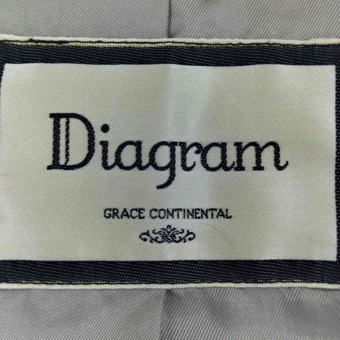 ダイアグラムグレースコンチネンタル Diagram GRACE CONTINENTAL シープスキン ジャケット レディース 36