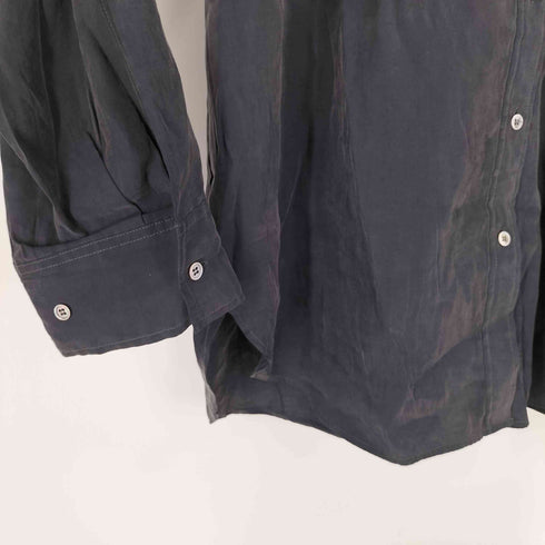ページボーイ PAGEBOY シルキー レーヨン ルーズ SH オーバーサイズ シャツ レディース FREE
