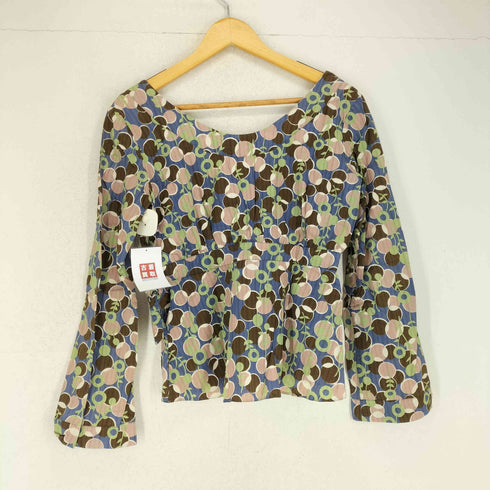 マルニ MARNI サイドドローコード総柄ブラウス レディース 40
