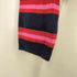 ギャップ Gap 24AW CASHSOFT POLO NAVY PINK STRI ボーダー クロップド ポロ ニット レディース import:XL
