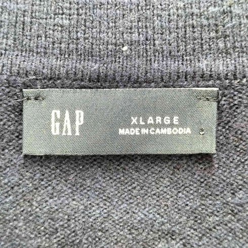 ギャップ Gap 24AW CASHSOFT POLO NAVY PINK STRI ボーダー クロップド ポロ ニット レディース import:XL