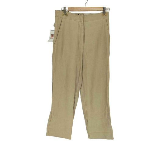 hussein chalayan シンチバックリネンスラックス import レディース 38