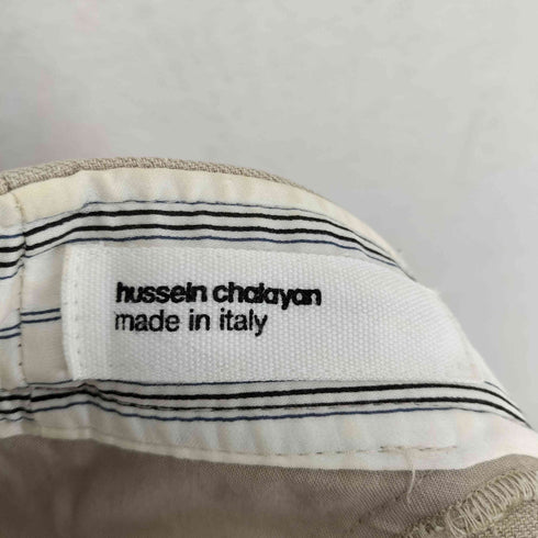 hussein chalayan シンチバックリネンスラックス import レディース 38