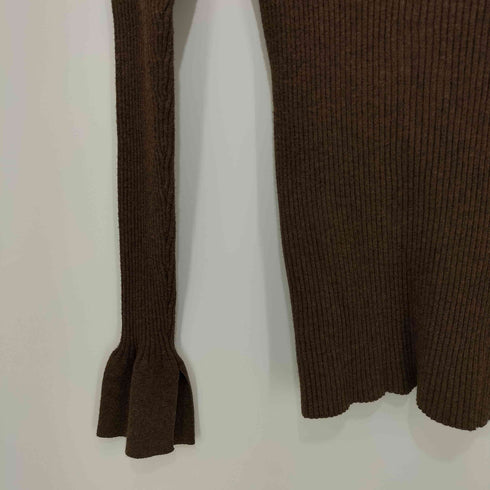 トゥデイフル TODAYFUL Flarecuffs Rib Knit フレアカフリブニット レディース FREE