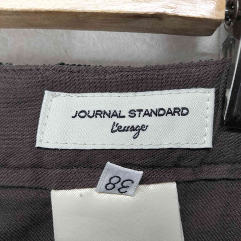 ジャーナルスタンダードレサージュ JOURNAL STANDARD Lessage レオパード柄ジャガード織スラックス レディース 38