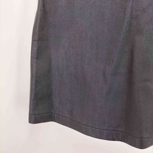 ローブドシャンブルコムデギャルソン robe de chambre COMME des GARCONS AD2000 Fake Leather Skirt サイドジップ フェイクレザー フレアスカート レディース JPN:L