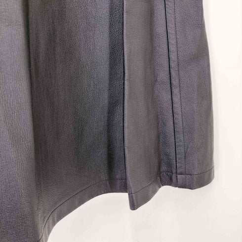 ローブドシャンブルコムデギャルソン robe de chambre COMME des GARCONS AD2000 Fake Leather Skirt サイドジップ フェイクレザー フレアスカート レディース JPN:L