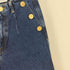 ザラ ZARA 金ボタン マリンテイストセミワイドデニムパンツ レディース 36