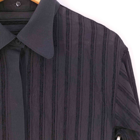 トゥデイフル TODAYFUL Sheerstripe Shirts Dress シアーストライプシャツドレス レディース JPN:36