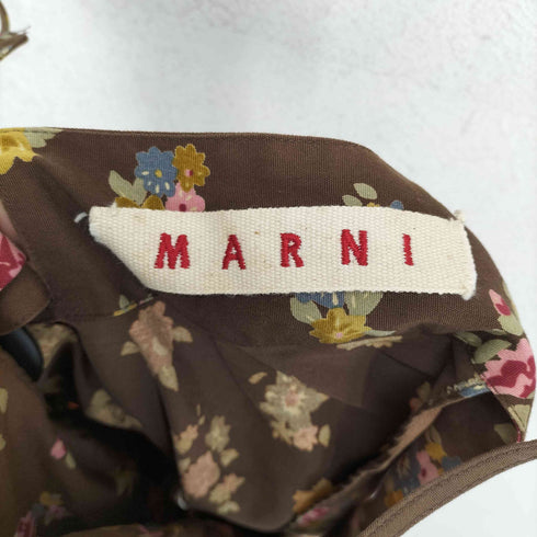 マルニ MARNI ストラップ付 花柄ラップスカート レディース 38