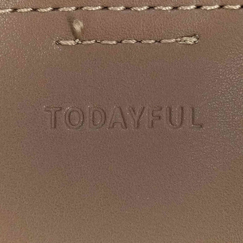 トゥデイフル TODAYFUL レザースクエアポシェット ショルダーバッグ レディース