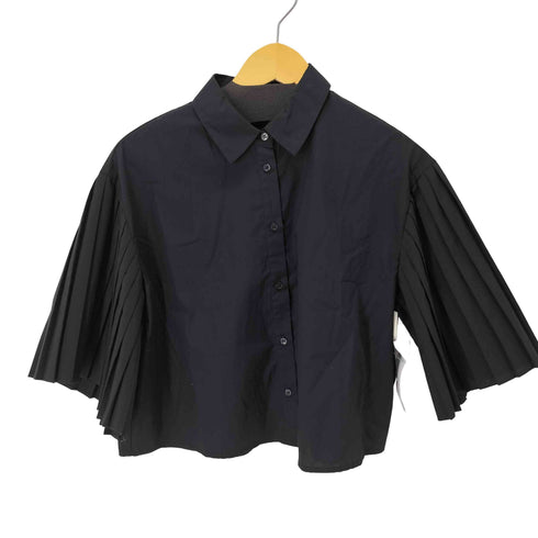 ザラ ZARA プリーツスリーブポプリンシャツ レディース import:S