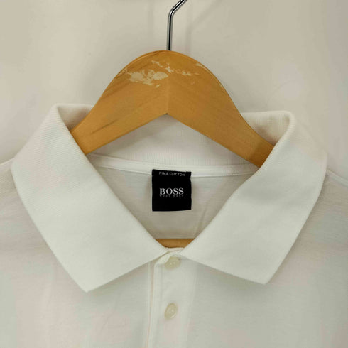ボスヒューゴボス BOSS HUGO BOSS PIMA COTTON フロントロゴ刺繍 S/S ポロシャツ メンズ XXL