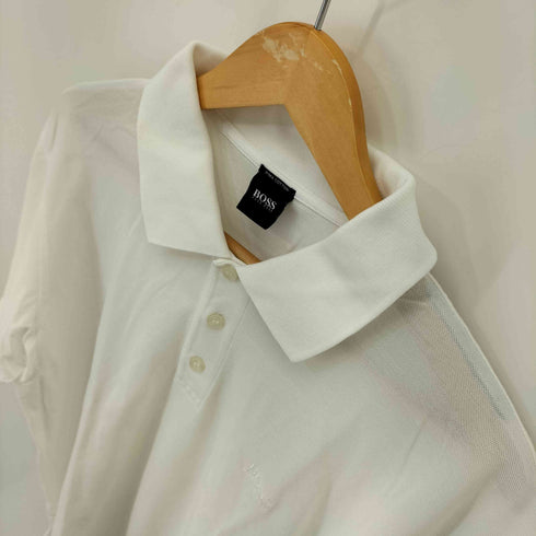 ボスヒューゴボス BOSS HUGO BOSS PIMA COTTON フロントロゴ刺繍 S/S ポロシャツ メンズ XXL
