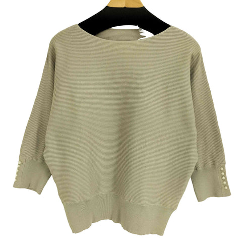 ロペピクニック Rope Picnic 25SS アンジェリーナ7分袖パールドルマンニット レディース JPN:38