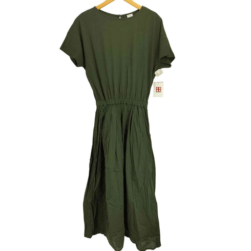 アーバンリサーチドアーズ URBAN RESEARCH DOORS 24SS コットンボイルドッキングギャザーワンピース レディース JPN:M