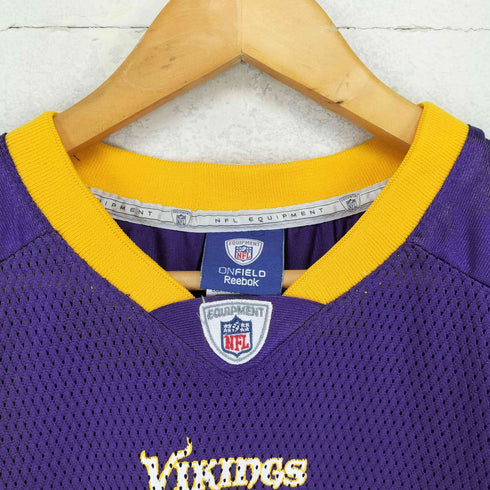 リーボック Reebok VIKINGS RICE 18 ゲームシャツ メンズ JPN:XL