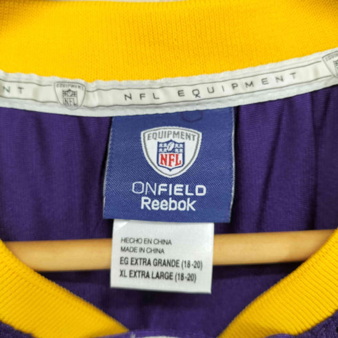 リーボック Reebok VIKINGS RICE 18 ゲームシャツ メンズ JPN:XL