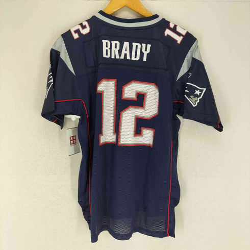 リーボック Reebok PATRIOTS BRADY 12 ゲームシャツ メンズ JPN:XL