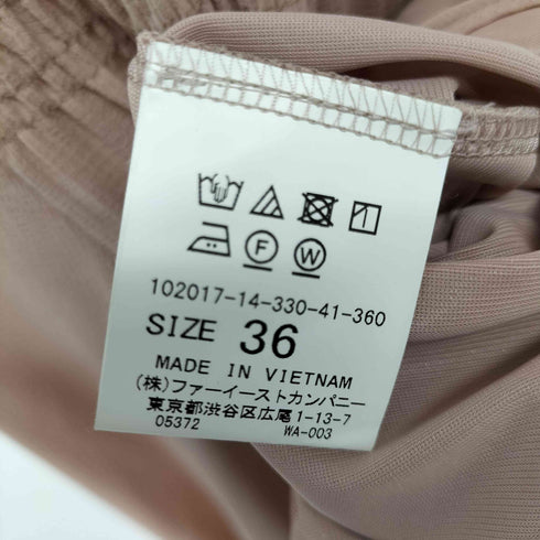 アナイ ANAYI オジヤ楊柳シャーリングワンピース レディース JPN:36