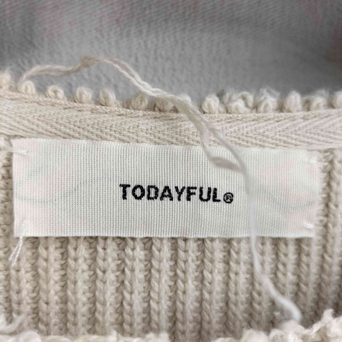 トゥデイフル TODAYFUL ボーイフレンドカットオフニット レディース FREE