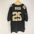 リーボック Reebok NEW ORLEANS SAINTS BUSH 25 ゲームシャツ メンズ 56
