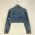 ザラ ZARA ジップアップ クロップド デニムジャケット レディース import:XS