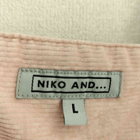 ニコアンド niko and... 23AW MORD NORM CORE コーデュロイタンカースパンツ レディース JPN:L