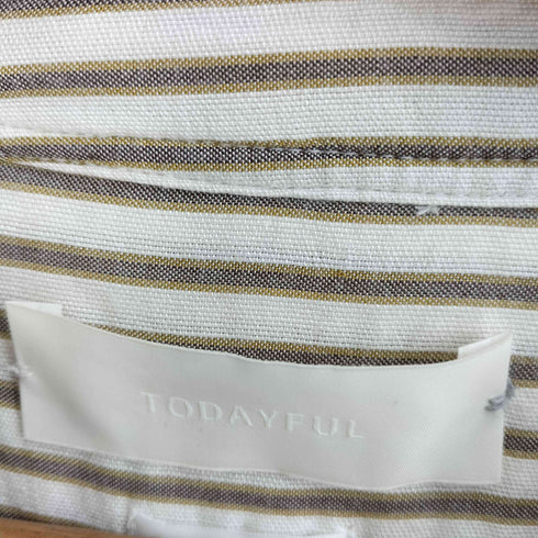 トゥデイフル TODAYFUL Stripe Shirts Dress ストライプシャツドレス レディース JPN:38
