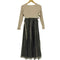 トッコクローゼット tocco closet 24AW リボン&パール付き ハイウエスト 切り替え レース ドッキング ワンピース レディース JPN:M
